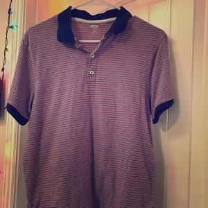 Men’s striped polo
